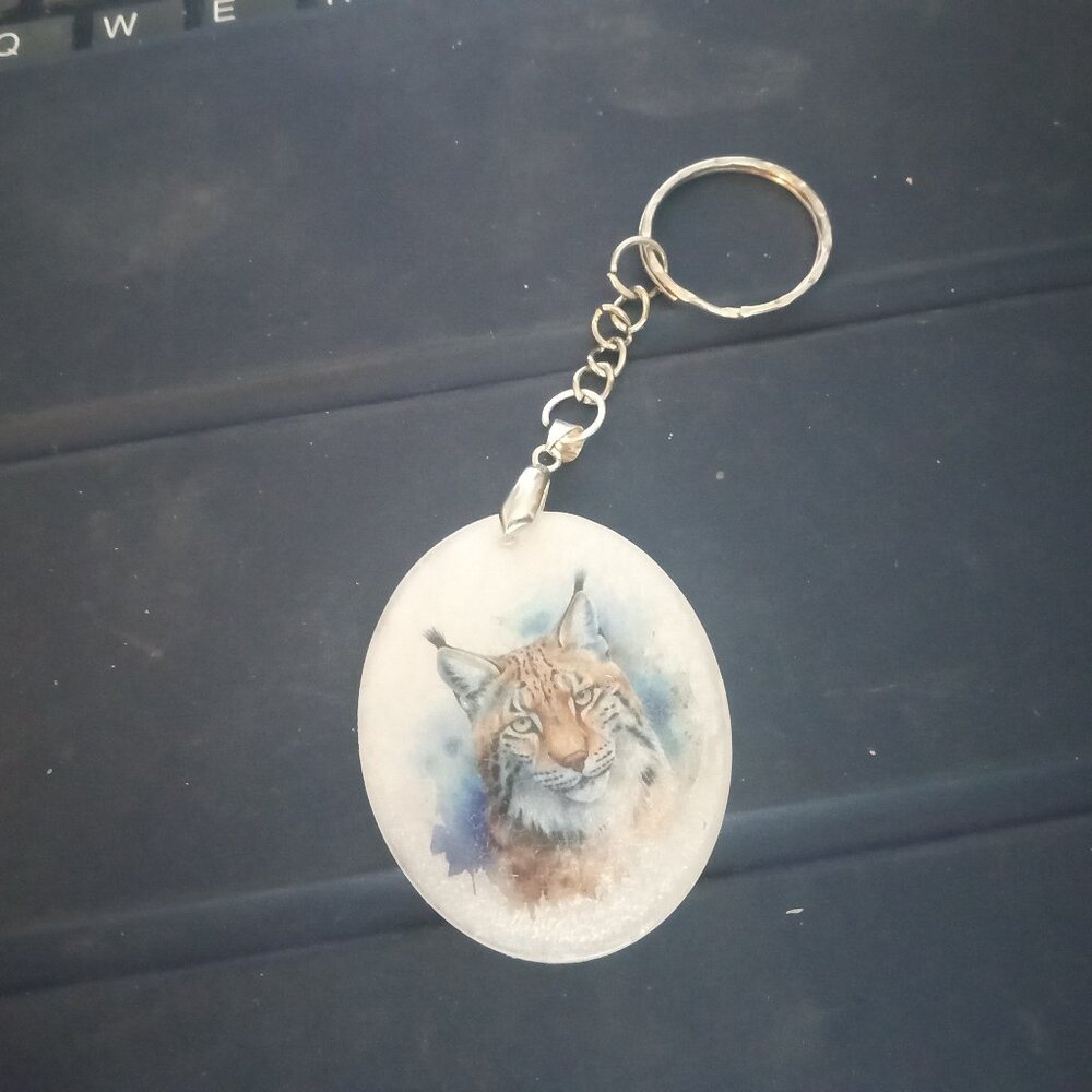 Handmade Cheetah Jaguar Keychain